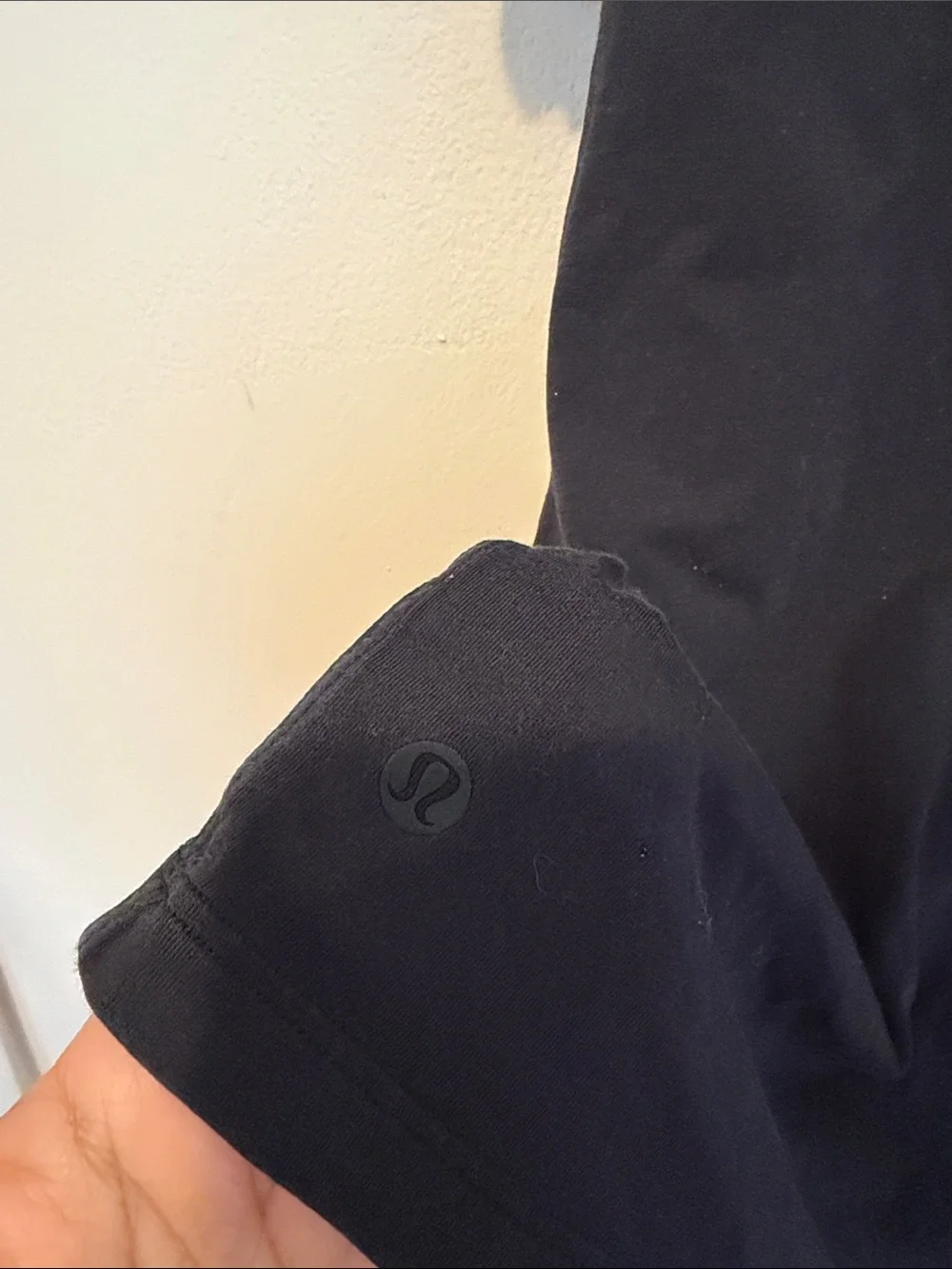 lululemon athletica Black Short Sleeve Crew Tee